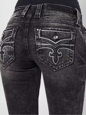 Rock Revival Skinny Black Celinda Jeans